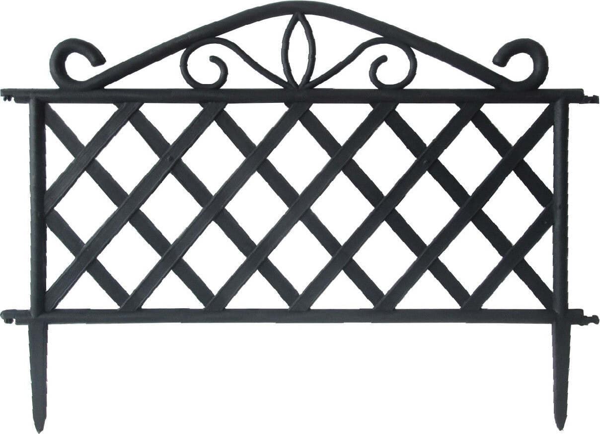 I Giardini del Re Staccionata Nera in ABS a Pannelli Steccato 47,5x36h cm Nero Fai da te/Prodotti per la costruzione/Materiali da costruzione/Pavimenti di legno e recinzioni/Ringhiere e staccionate/Staccionate Ferus - Montoro, Commerciovirtuoso.it