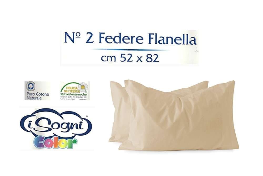 I Sogni Coppia Federe In Flanella Di Puro Cotone 52x82 Casa e cucina/Tessili per la casa/Biancheria da letto/Lenzuola e federe/Federe La Bottega del Risparmio - Bari, Commerciovirtuoso.it