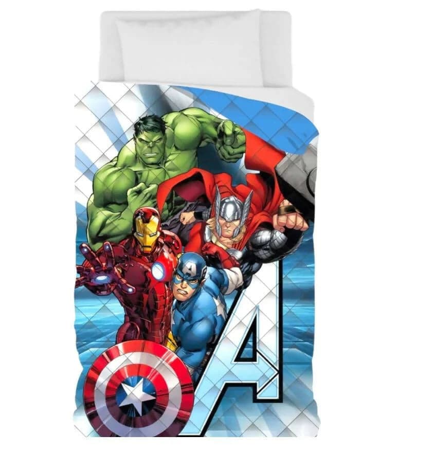 Trapunta Invernale Avengers Marvel Singola in Trapunte Falco Biancheria - Parete, commercioVirtuoso.it
