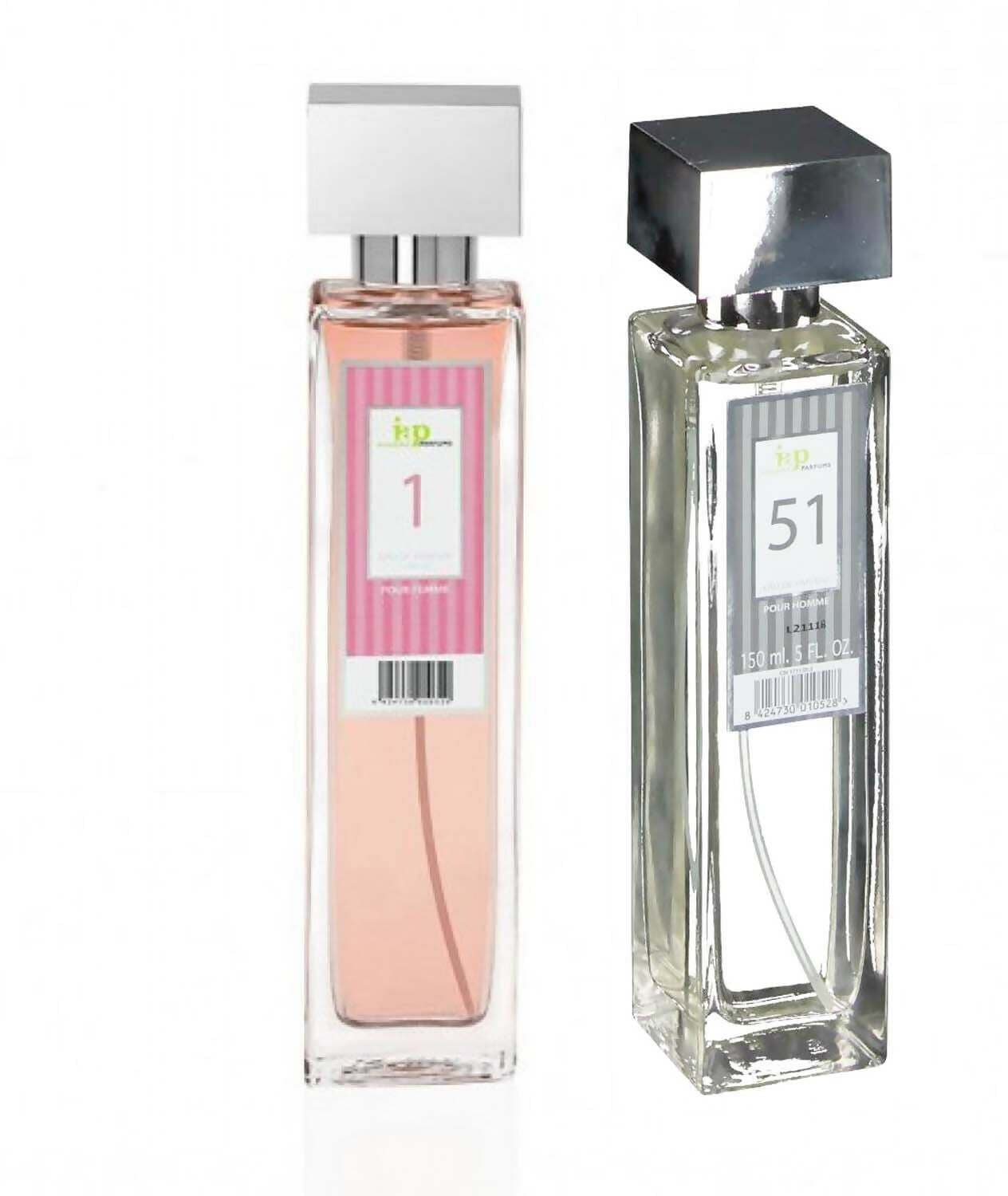 Iap Pharma Eau De Parfum Donna N.1 Floriental 150 Ml + Iap Pharma Eau De Parfum Uomo N.51 Legnosa 150 Ml in Eau de Parfum Farmacia Centrale M.le Iadevaia - Maddaloni, commercioVirtuoso.it