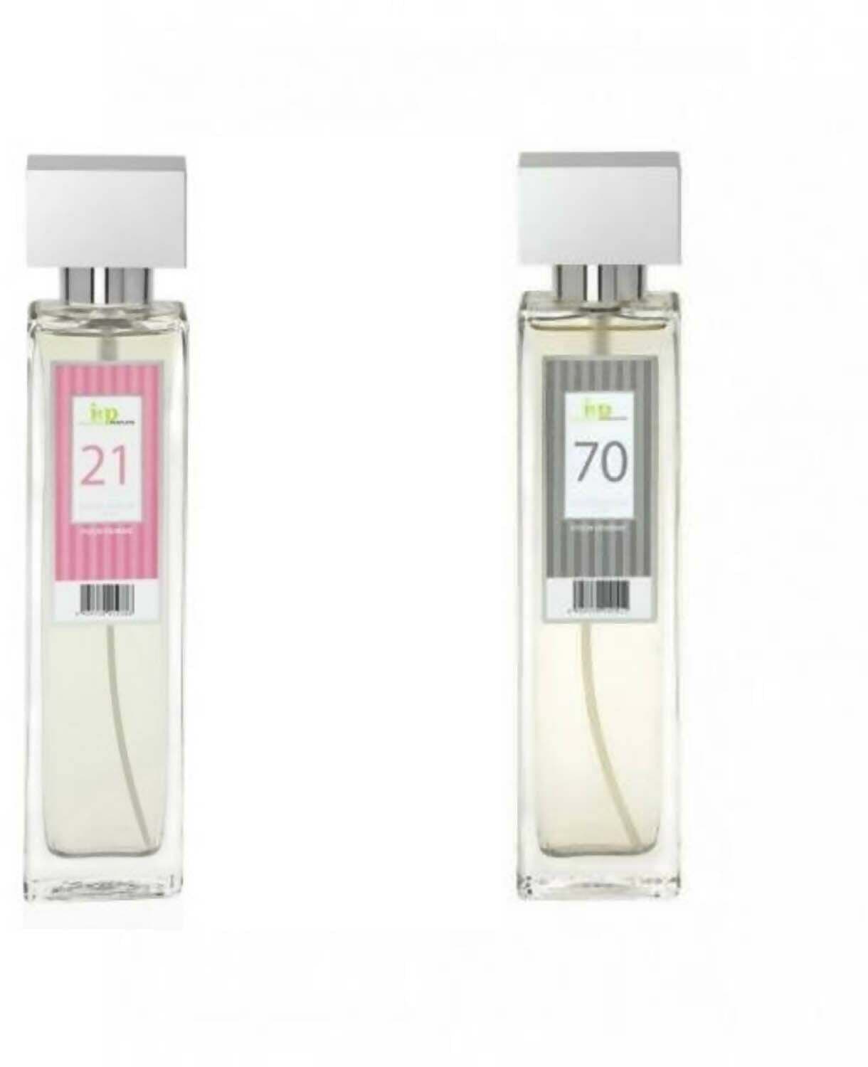 Iap Pharma Eau De Parfum Donna N.21 Fruttato 150 Ml + Iap Pharma Eau De Parfum Uomo N.70 Fresco Agrumato 150 Ml in Eau de Parfum Farmacia Centrale M.le Iadevaia - Maddaloni, commercioVirtuoso.it