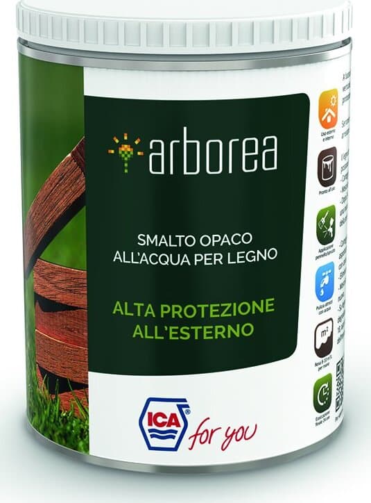 ICA-ARBOREA---SMALTO-OPACO-ALL'ACQUA-PER-ESTERNO-0,750ML-VERDE-RESEDA