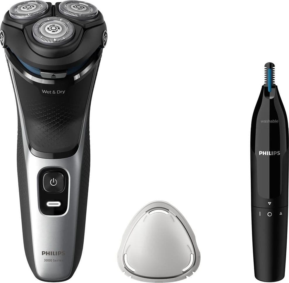 Philips shaver 3000 series s3143/02 rasoio elettrico wet & dry in Rasoi a testine rotanti eWeki - Napoli, commercioVirtuoso.it