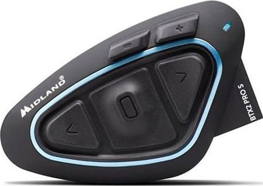 Midland btx2 pro s singolo c1414.04, interfono moto bluetooth singolo, auricolari casco impermeabili ipx6, cancellazione del rumore, fino a 8 persone, batteria 23h, portata 800 m in Bluetooth Kit eWeki - Napoli, commercioVirtuoso.it