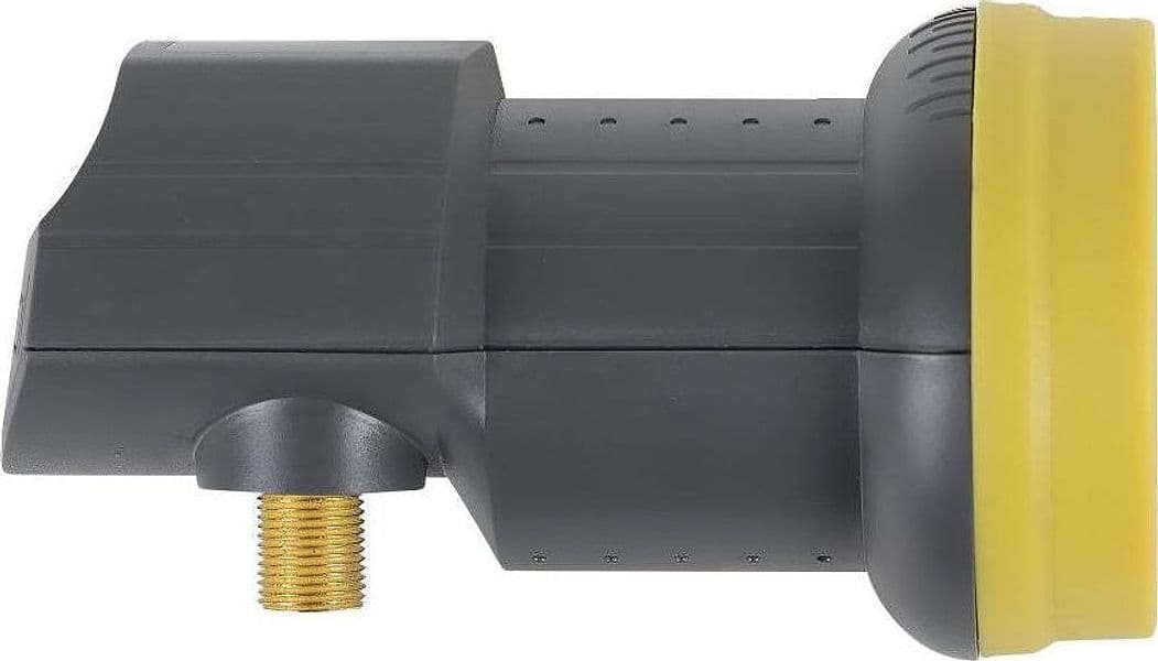 IDDIGITAL-Illuminatore-LNB-Lnb-Universale-con-Schermatura-Lte-Grigio-e-Giallo