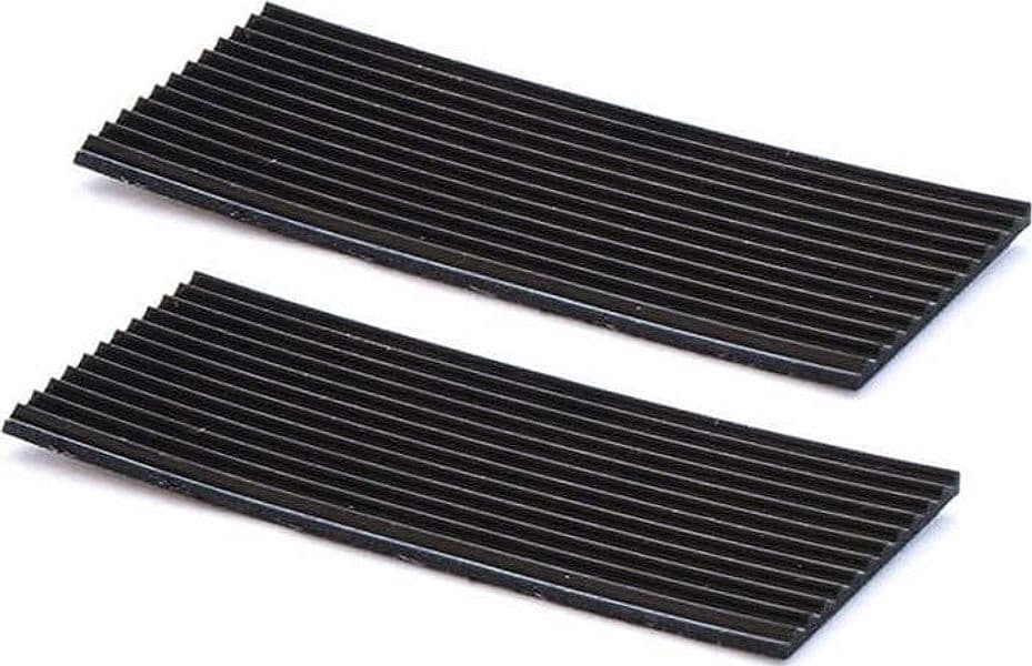 IDEARE - PARACOLPI ADESIVI NERO 35X70MM 4PZ