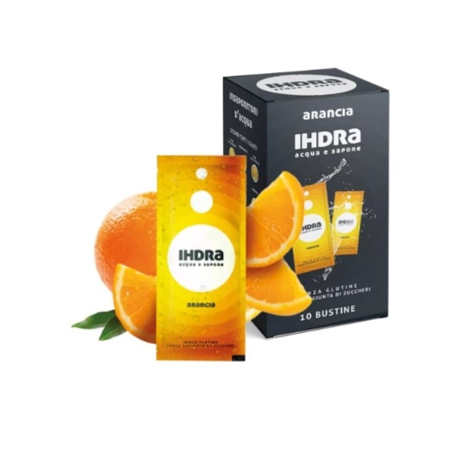 Ihdra-Insaporitore-Acqua-Gusto-Arancia-Box-Da-10-Bustine