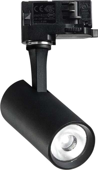 Illuminazione-A-Binario-Contemporaneo-Fox-Alluminio-Nero-Led-8W-4000K-Ip20