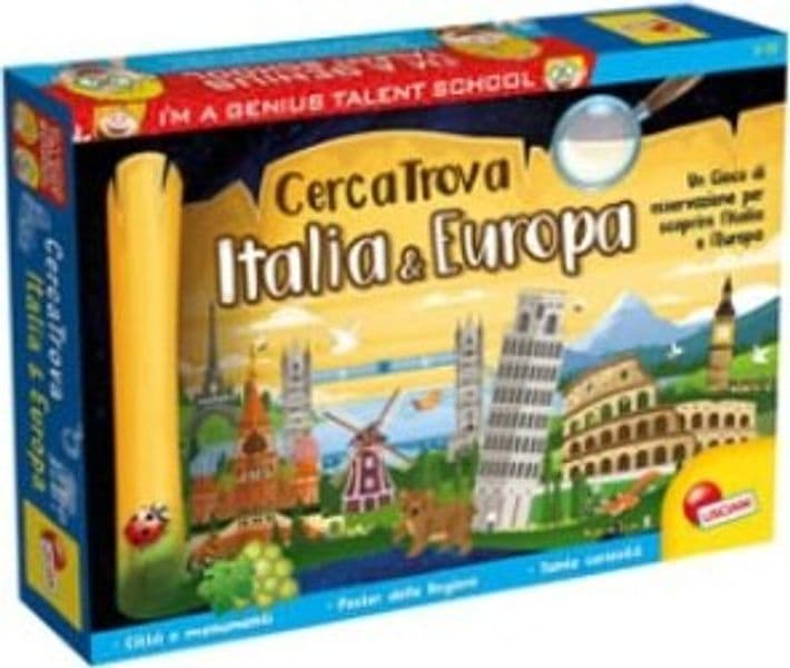 I'm a Genius Cerca Trova Italia-Europa - Lisciani Giochi e giocattoli/Giochi educativi e scientifici/Lettura e scrittura/Giochi di ortografia e sillabazione Eurocartuccia - Pavullo, Commerciovirtuoso.it