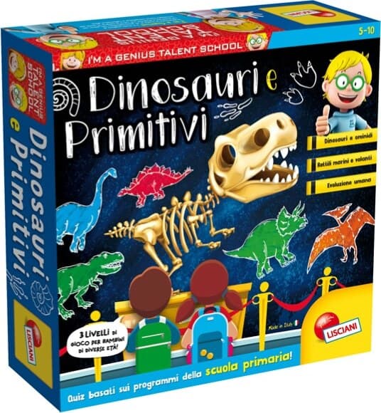 I'm a Genius TS Dinosauri e Primitivi - Lisciani Giochi e giocattoli/Giochi da tavola di società e accessori/Giochi da tavolo/Giochi di società Eurocartuccia - Pavullo, Commerciovirtuoso.it