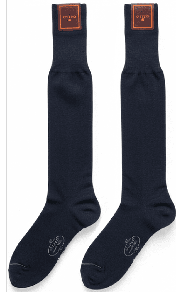 Calze Lunghe Uomo Gallo Grigio Asfalto - 100% Cotone Made in Italy Eleganti in Calze Couture - Sestu, commercioVirtuoso.it