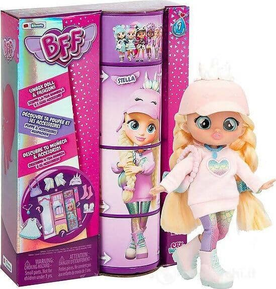 Imc Toys Bambola Stella Cry Babies Bff Con Guardaroba E Accessori Gioco per Bambine in Bambole Fashion Cartoleria Deja Vu - Crotone, commercioVirtuoso.it
