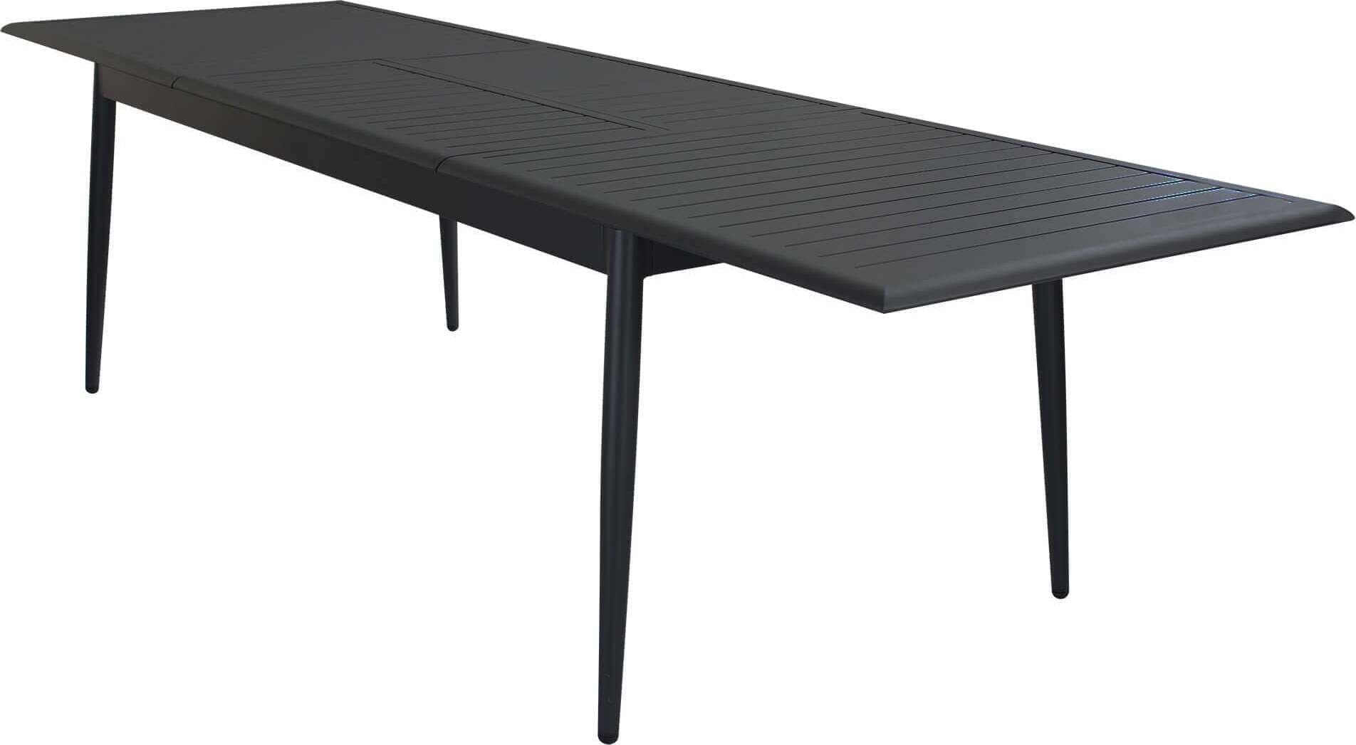 IMPERIUM---tavolo-da-giardino-allungabile-in-alluminio-200/300x90-Antracite-Milani-Home