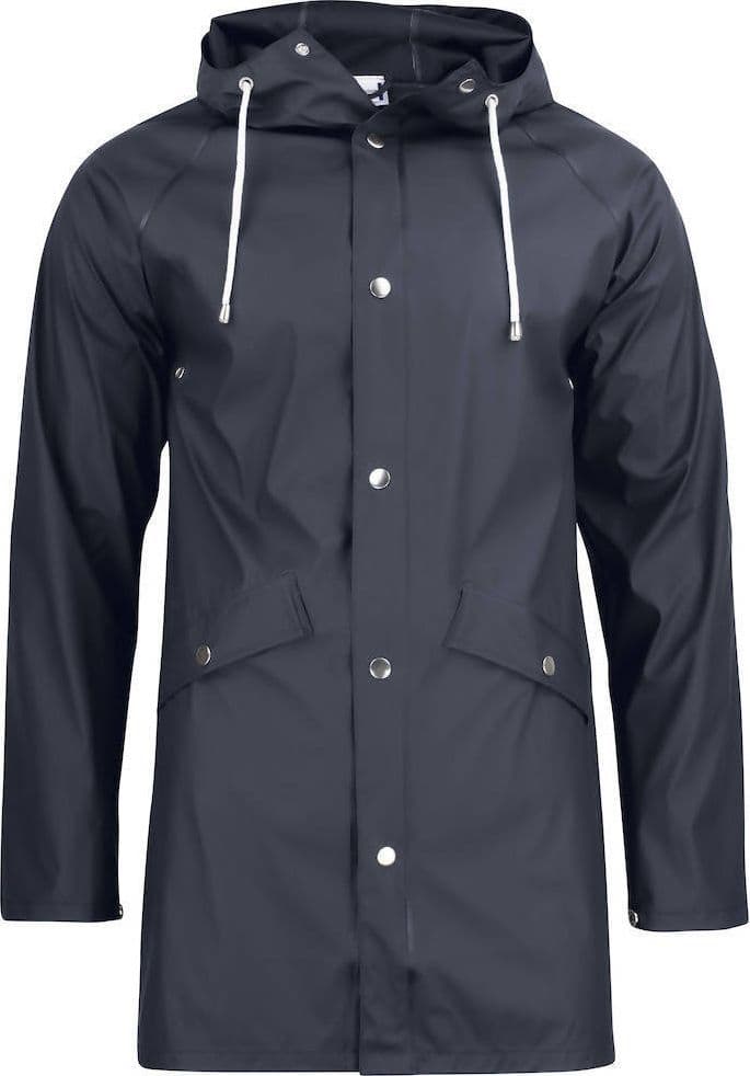 Impermeabile Con Cappuccio Antipioggia Unisex Cuciture Sigillate Wp-8000 Clique Giacca Con Tasconi Con Flap Chiusura Con Bottoni a Pressione in Giacche impermeabili Dresswork - Como, commercioVirtuoso.it