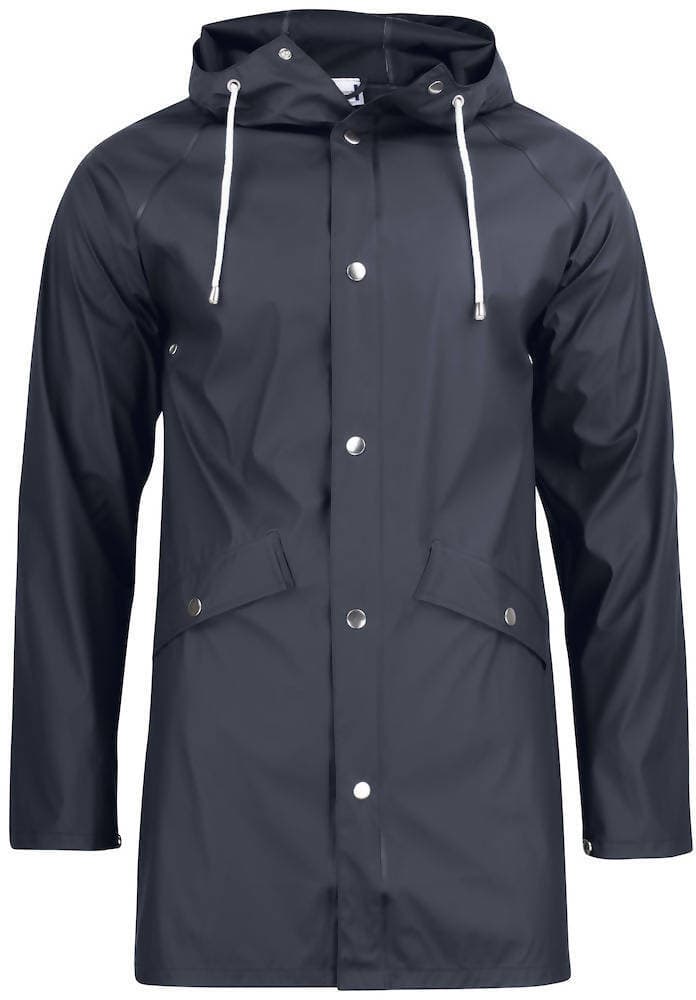 Impermeabile Con Cappuccio Antipioggia Unisex Cuciture Sigillate Wp-8000 Clique Giacca Con Tasconi Con Flap Chiusura Con Bottoni a Pressione in Giacche impermeabili Dresswork - Como, commercioVirtuoso.it