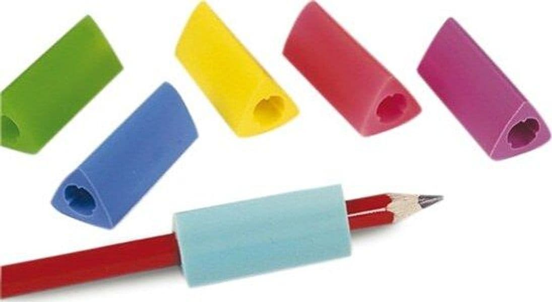 Impugnatura triangolare per matite set 6 pz. cwr Cancelleria e prodotti per ufficio/Archivio ufficio e accessori per scrivania/Accessori da scrivania e archiviazione/Tamponi e spugnette Eurocartuccia - Pavullo, Commerciovirtuoso.it