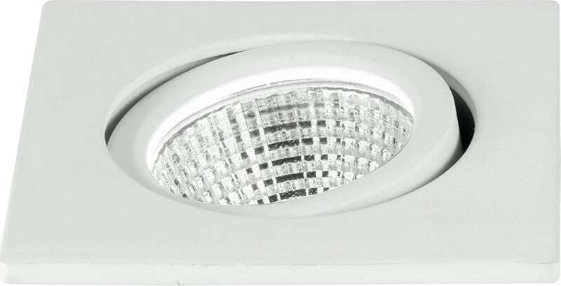 Incasso Led Polaris Orientabile Bianco 3W 240Lm 4000K 6,6X6,6X5,7Cm Illuminazione/Illuminazione per interni/Luci da incasso/Portafaretti da incasso Led Mall Home - Napoli, Commerciovirtuoso.it