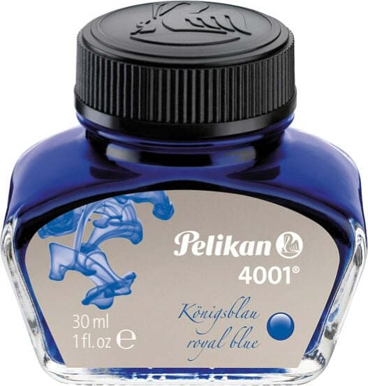 Inchiostro stilografico 4001 - lunghezza 39mm - blu- 30ml - Pelikan Cancelleria e prodotti per ufficio/Penne matite scrittura e correzione/Penne e ricariche/Penne stilografiche Eurocartuccia - Pavullo, Commerciovirtuoso.it