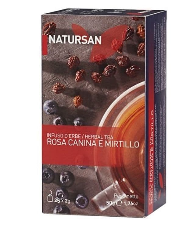 Infuso Rosa Canina e Mirtillo in bustina Alimentari e cura della casa/Caffè tè e bevande/Tè e tisane/Infusi e tisane alle erbe MariTea bottega del Tè - Lodi, Commerciovirtuoso.it