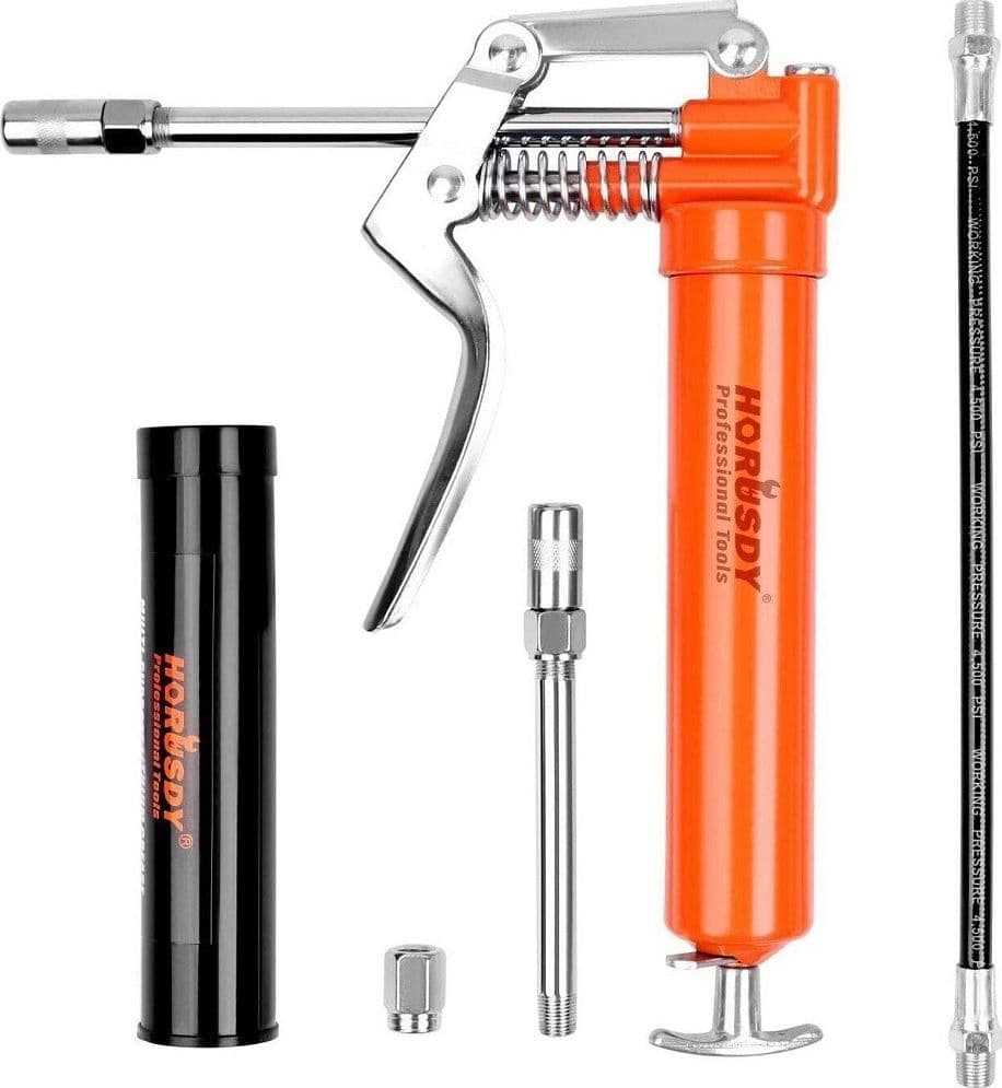 Ingrassatore Manuale A Siringa Grasso Pistola Ingrassaggio Con 4 Accessori 97353 Auto e Moto/Attrezzi per veicoli/Attrezzatura d'officina per veicoli/Pistole per grasso Trade Shop italia - Napoli, Commerciovirtuoso.it