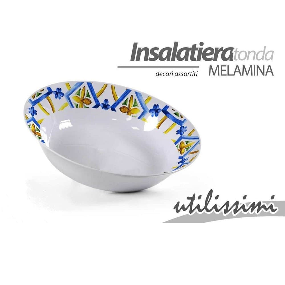 Insalatiera Ciotola Tonda Melamina Terra 18cm Plastica Decori Assortiti 817670 Casa e cucina/Stoviglie/Piatti ciotole e vassoi/Ciotole/Insalatiere Trade Shop italia - Napoli, Commerciovirtuoso.it