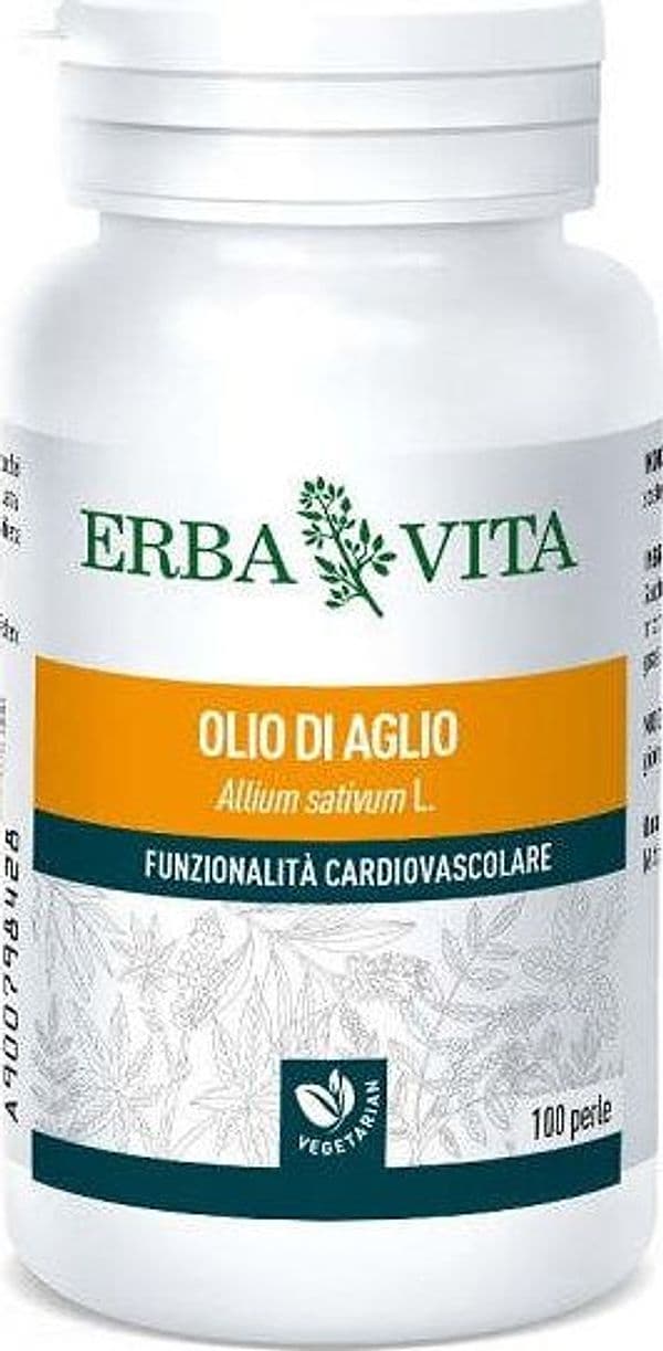 Integratore alimentare Olio di Aglio 100 perle Erba Vita