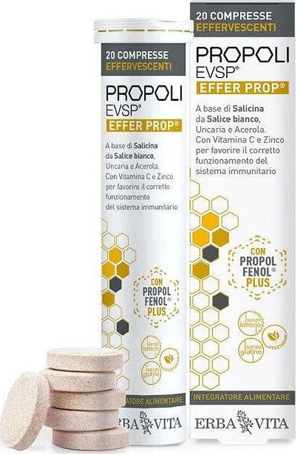 Integratore-alimentare-Propoli-Evsp®-Effer-Prop-20-Compresse-Erba-Vita