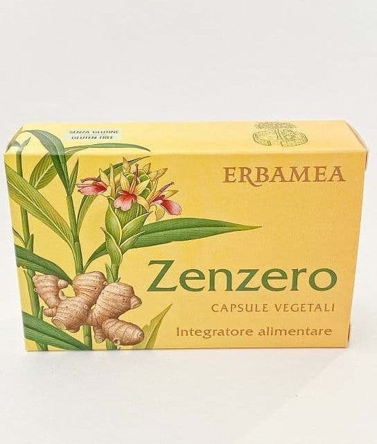 Integratore Zenzero alimentare 24 capsule Erbamea