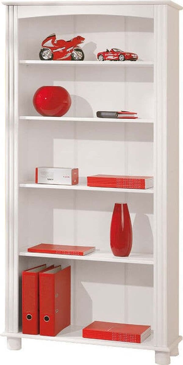 Inter Link Kit Libreria Massello Bianca Libreria Per Arredo E Organizzazione Interni In Legno 5 Ripiani 87x30x180 Cm Casa e cucina/Arredamento/Studio/Mobiletti e credenze/Librerie Ferus - Montoro, Commerciovirtuoso.it