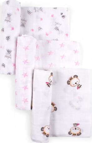 INTERBABY PACK 3 TELI IN GARZA ROSA 80X80 CM Prima infanzia/Allattamento e pappa/Mussole Scontolo.net - Potenza, Commerciovirtuoso.it