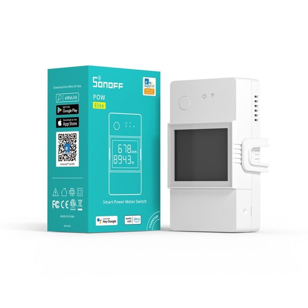 INTERRUTTORE INTELLIGENTE ÉLITE 16A WIFI MISURA CONSUMO ELETTRICO SONOFF POWR316D in Spine intelligenti e telecomandate Trade Shop italia - Napoli, commercioVirtuoso.it