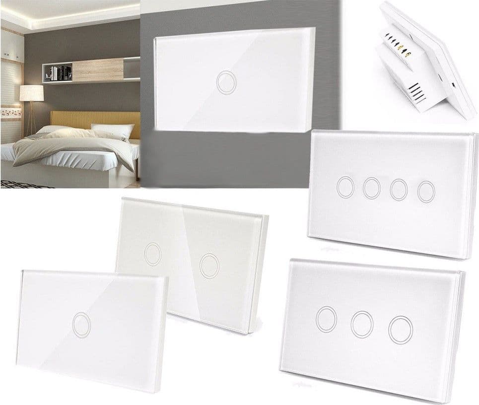 Interruttore Touch Pulsanti In Vetro Temperato Ad Incasso Placchetta 503 1 A 4 Elettronica e telefonia > Materiale Elettrico Trade Shop italia - Napoli, Commerciovirtuoso.it