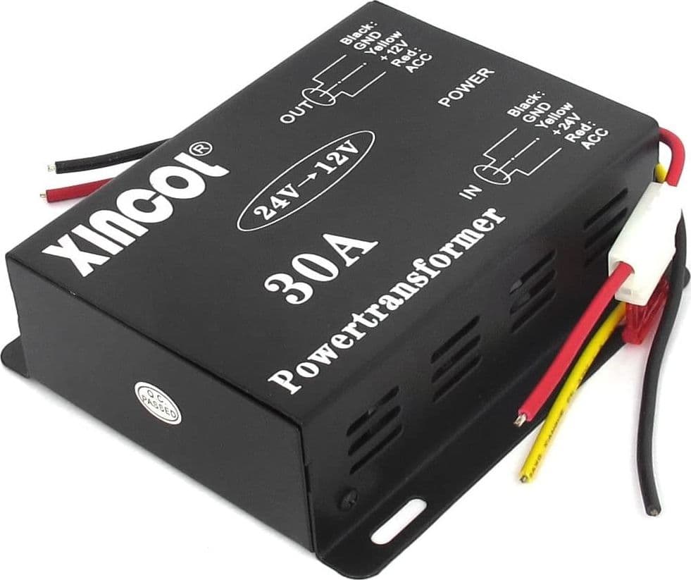 Inverter Convertitore Auto Da 30a Amp Dc Da 24v A 12v Auto Camion Camper Auto e Moto/Accessori per auto/Inverter di potenza Trade Shop italia - Napoli, Commerciovirtuoso.it