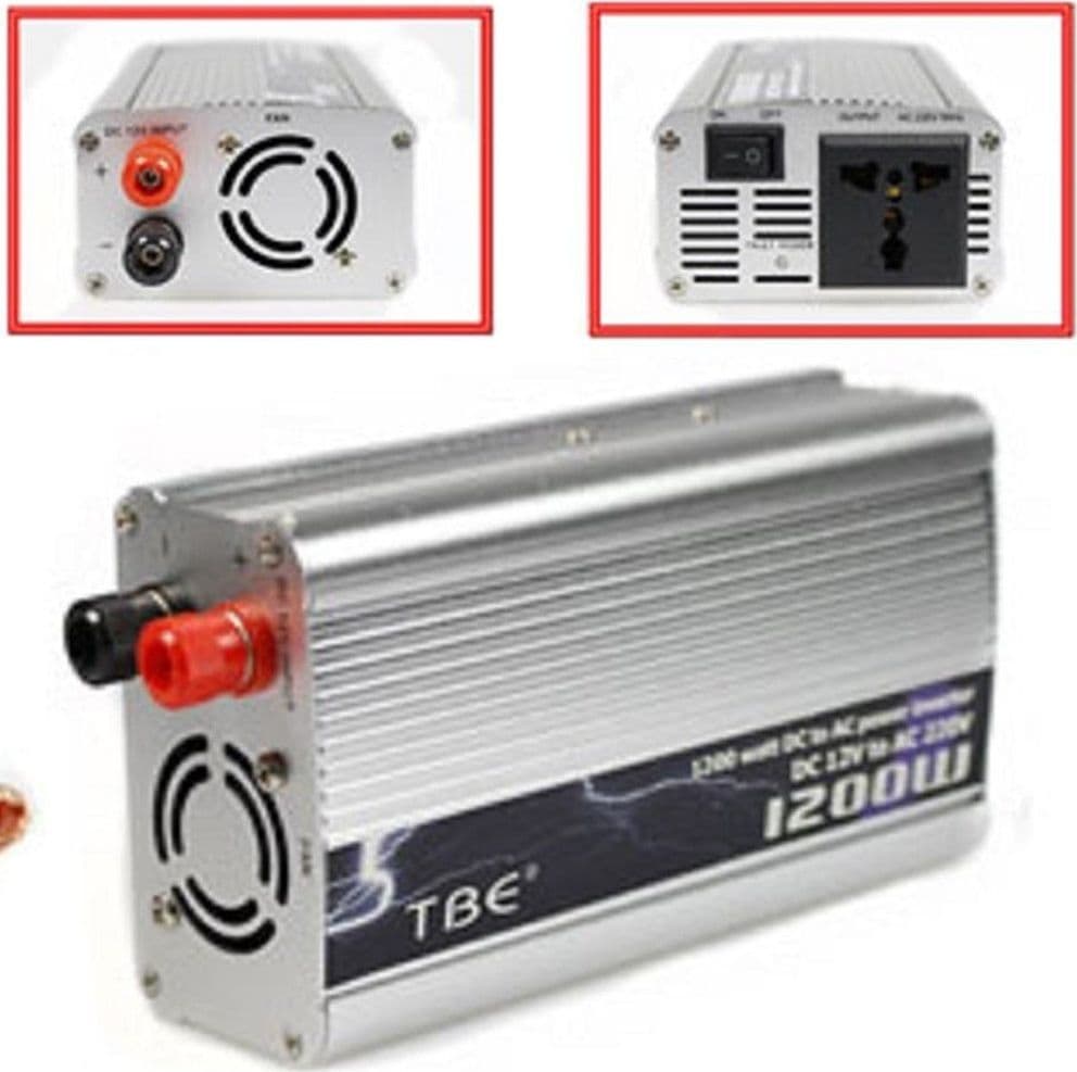 Inverter Potenza 1200 Watt Effettivi Convertitore Da 12v A 220v Trasformatore Casa, arredamento e bricolage > Illuminazione da interno > LED e Trasformatori Trade Shop italia - Napoli, Commerciovirtuoso.it
