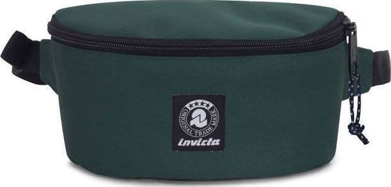Invicta Marsupio Luck Waist Bag Pineneedle Verde Marsupio Casual Fashion Unisex Verde Scuro Tinta Unita Regolabile Maxi Logo in Marsupi alla moda Cartolibreria La Fenice - Spadafora, commercioVirtuoso.it