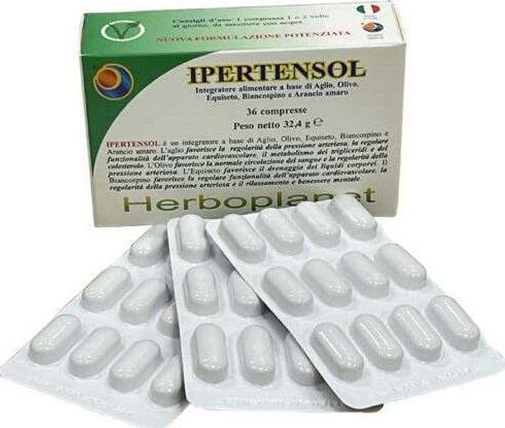 Ipertensol 32,4 g, 36 compresse, blister Herboplanet Integratore alimentare