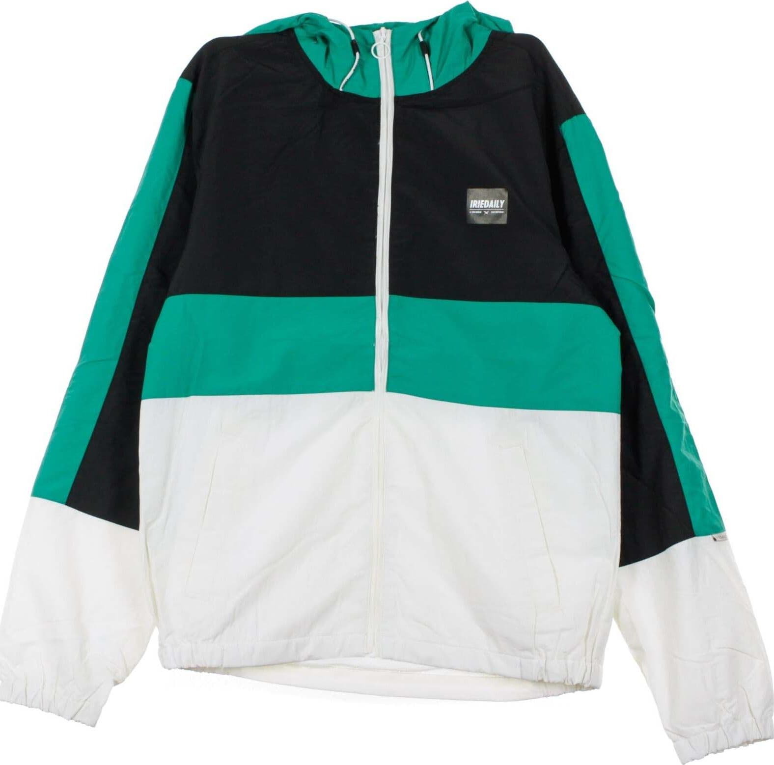 IRIEDAILY-Giacca-a-Vento-Uomo-Prime-Hood-Jacket-Green-Peppermint-da-uomo