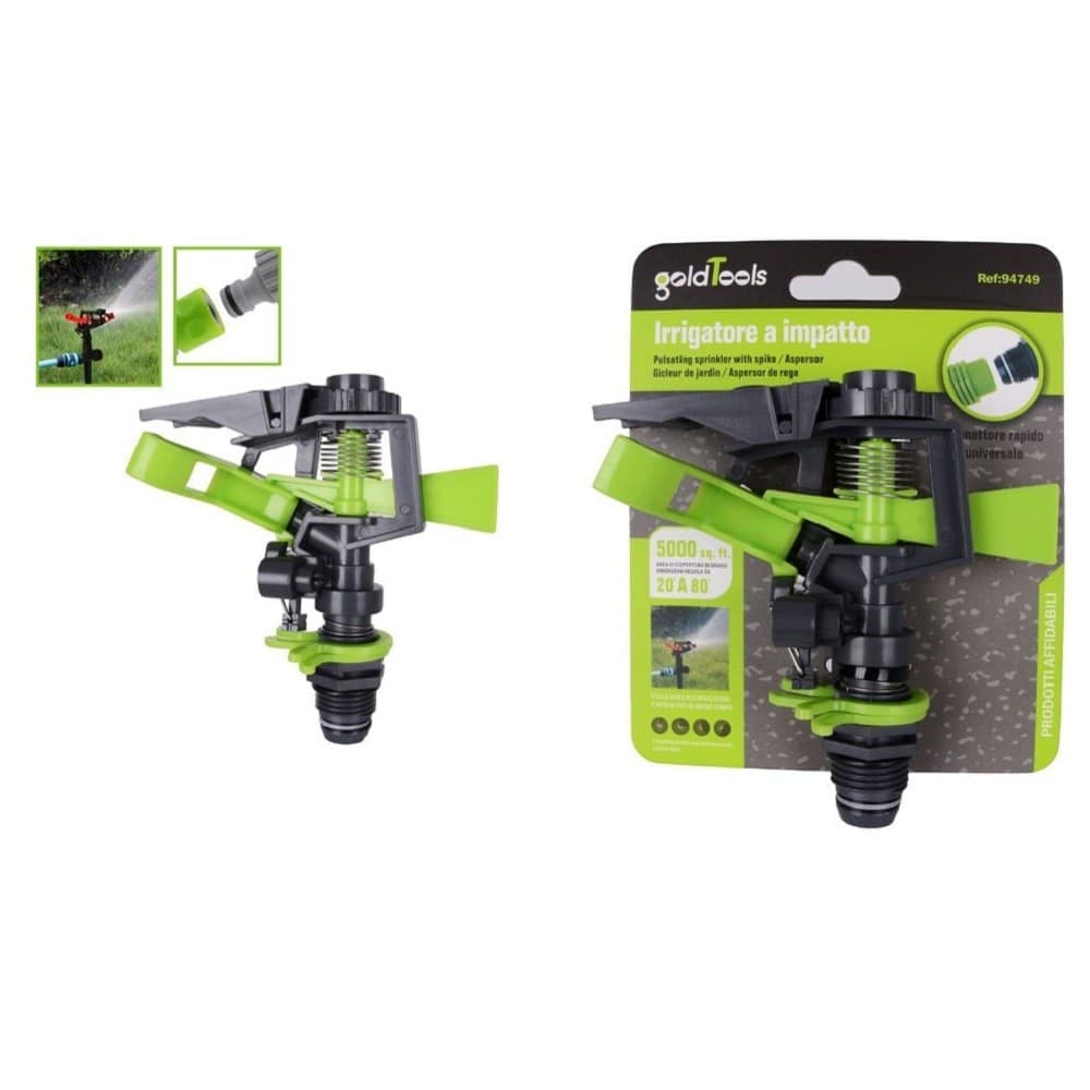 Irrigatore A Settori In Abs Regolazione Gittata Copertura 450 Metri Quadri 94749 Giardino e giardinaggio/Attrezzi da giardino e attrezzature per l'irrigazione/Attrezzature per l'irrigazione/Irrigatori Trade Shop italia - Napoli, Commerciovirtuoso.it