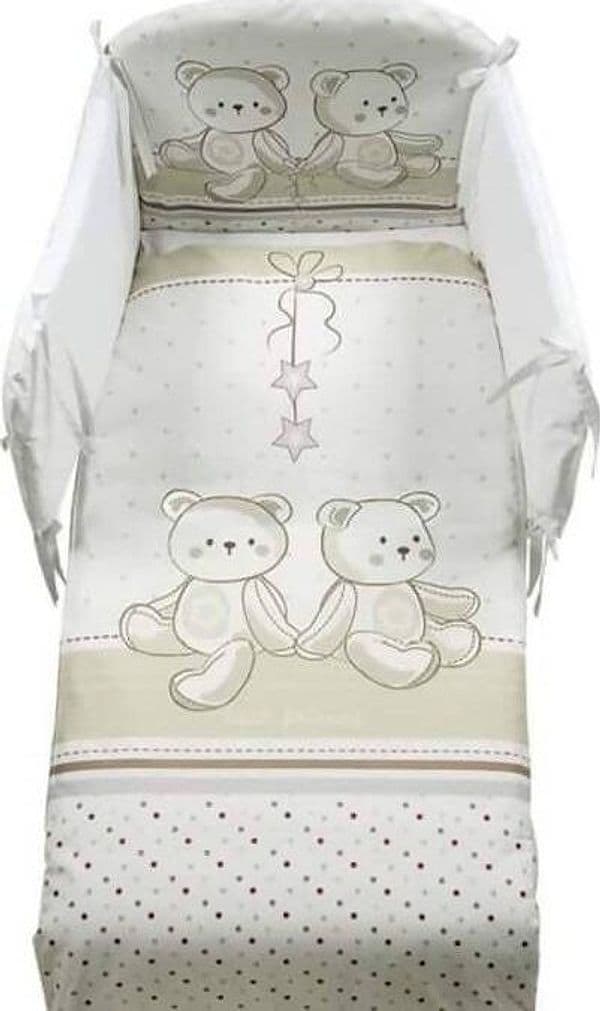 ITALBABY Completo Amici Piumone Paracolpi Federa per Lettino Bambini e Neonati