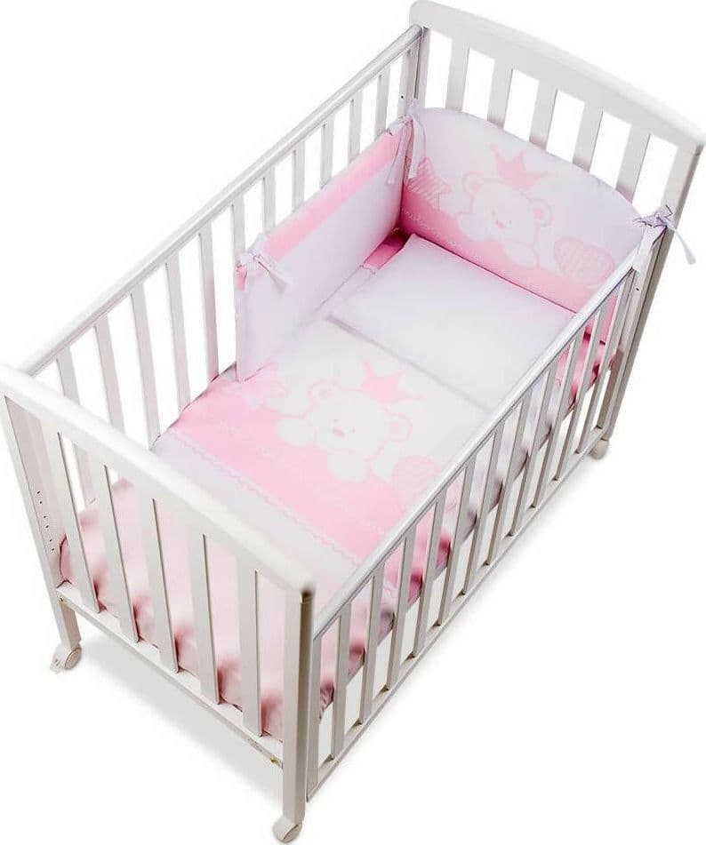 Italbaby Set Di Biancheria Da Letto Pony Baby Re Piumone Paracolpi Federa Colore Rosa/bianco, Multicolore, Taglia Unica