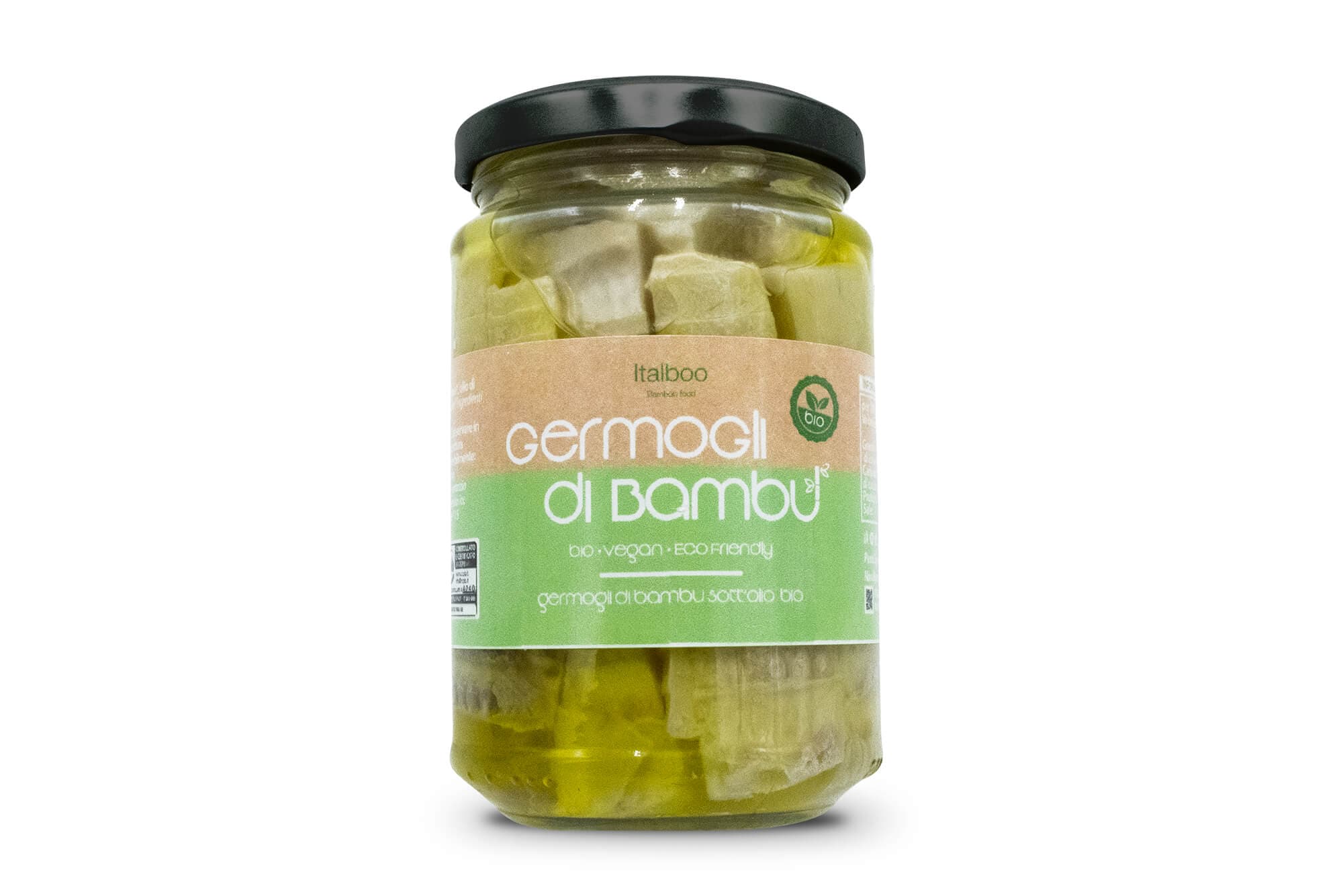 BIO Bamboo shoots in oil in D'oliva Italboo - Stazzano, commercioVirtuoso.it