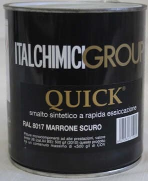 ITALCHIMICIGROUP-QUICK---SMALTO-SINTETICO-A-RAPIDA-ESSICCAZIONE-750-ML-MARRONE-SCURO-RAL-8017