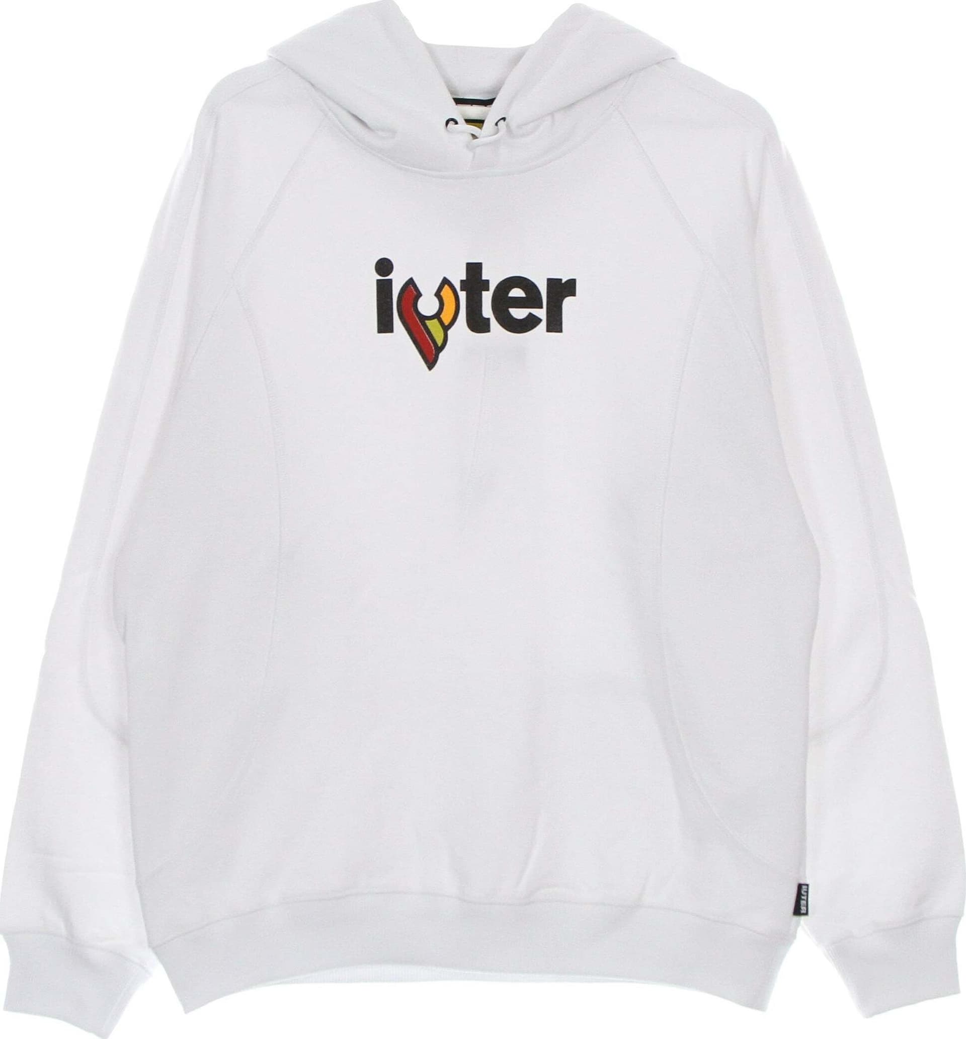 IUTER-Felpa-Leggera-Cappuccio-Uomo-Pocket-Hoodie-X-Cinelli-White-da-uomo