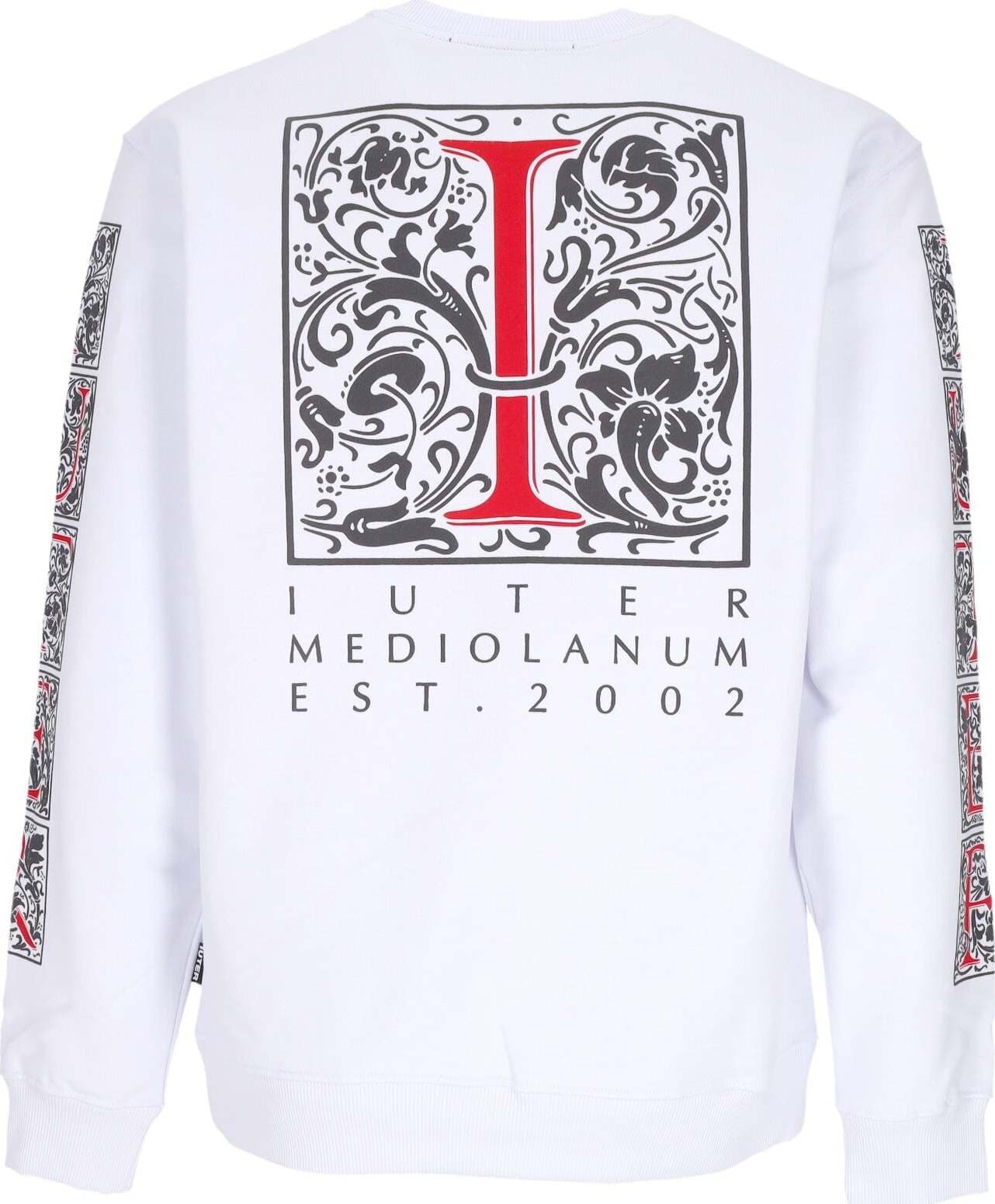 IUTER-Felpa-Leggera-Girocollo-Uomo-Mediolanum-Crewneck-White-da-uomo