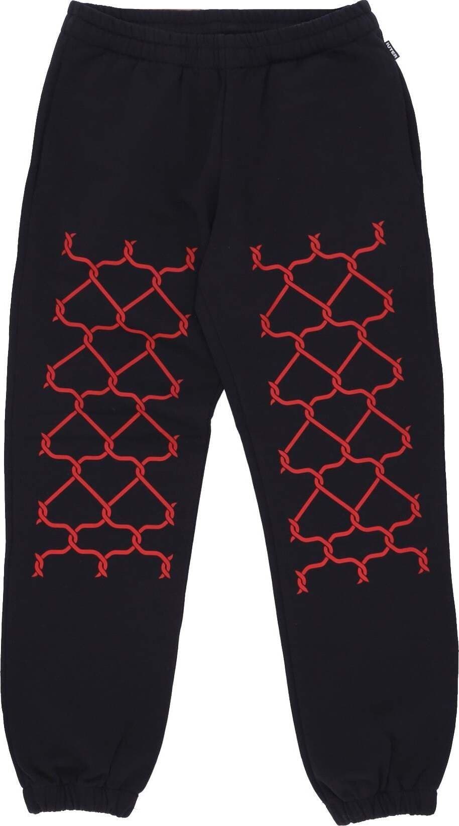 IUTER-Pantalone-Tuta-Felpato-Uomo-Net-Sweatpant-Black-da-uomo