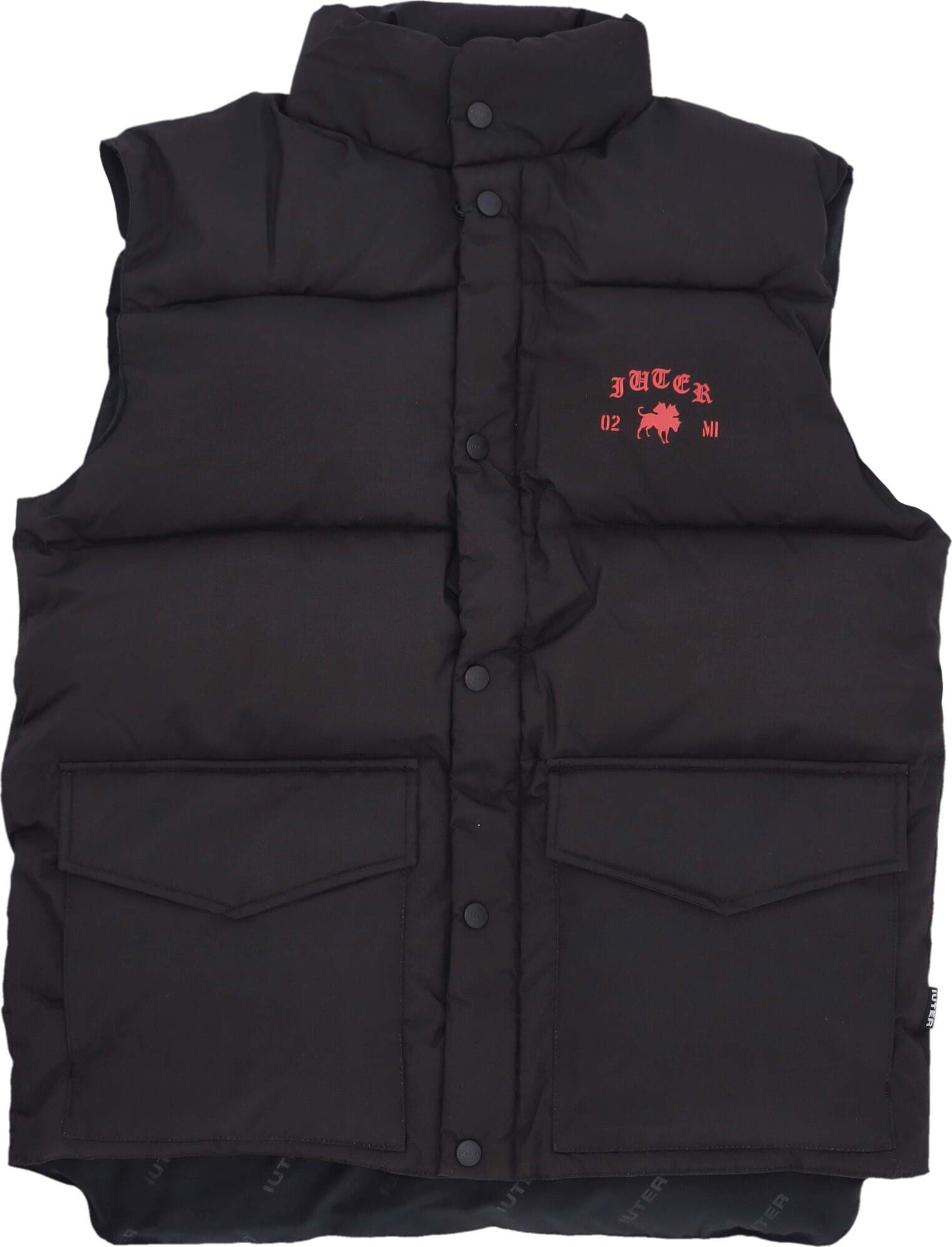 IUTER-Piumino-Smanicato-Uomo-Dogo-Breed-Puff-Vest-X-Club-Dogo-Black-da-uomo
