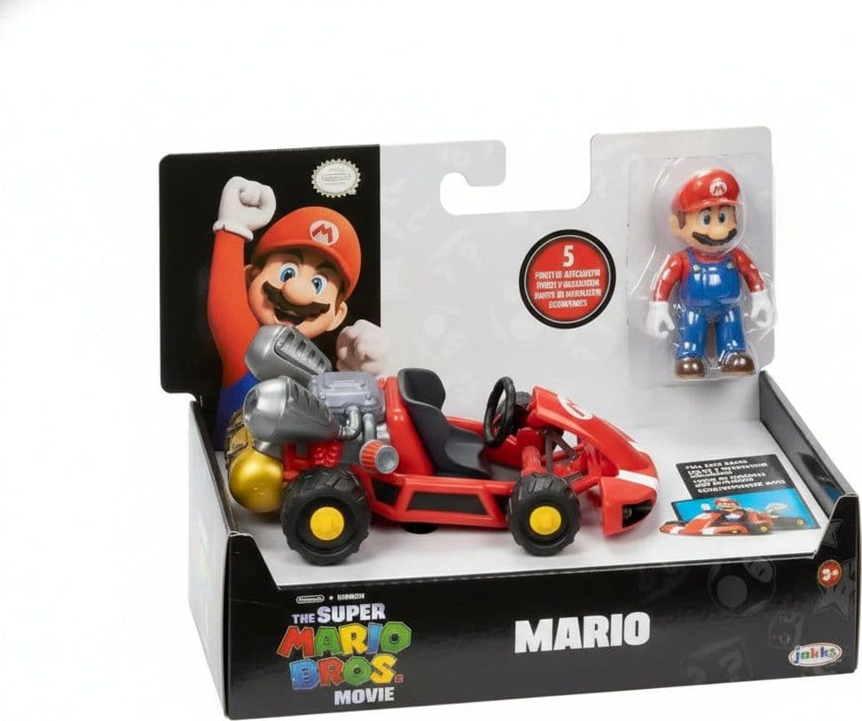 Jakks Super Mario Bros Movie Personaggio Giocattolo Con Kart 6 Cm Giochi e giocattoli/Personaggi giocattolo/Personaggi d'azione Cartoleria Deja Vu - Crotone, Commerciovirtuoso.it