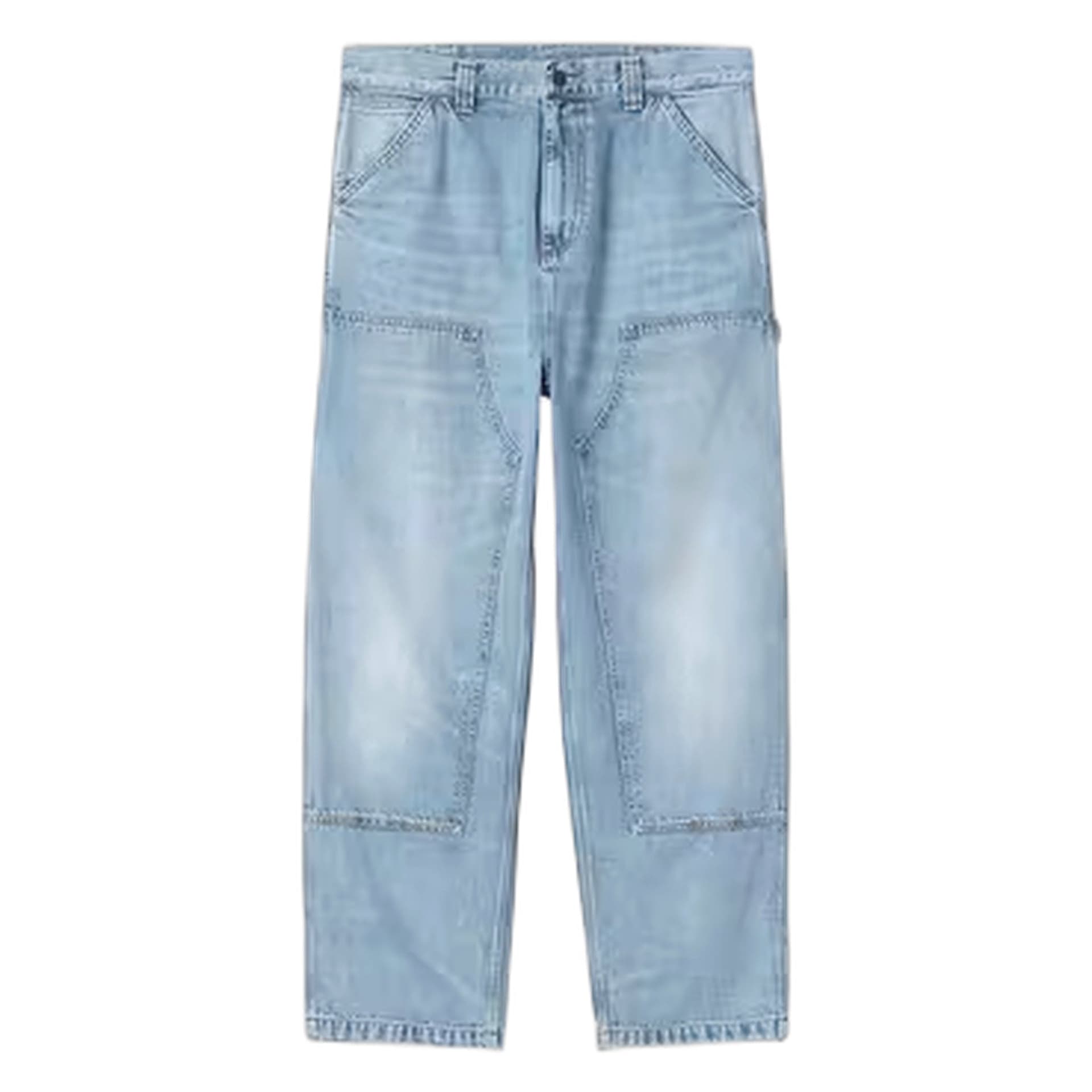 CARHARTT WIP jeans carhartt wip og double knee pant - blue burst washed da donna in Jeans Drestige - Casamassima, commercioVirtuoso.it