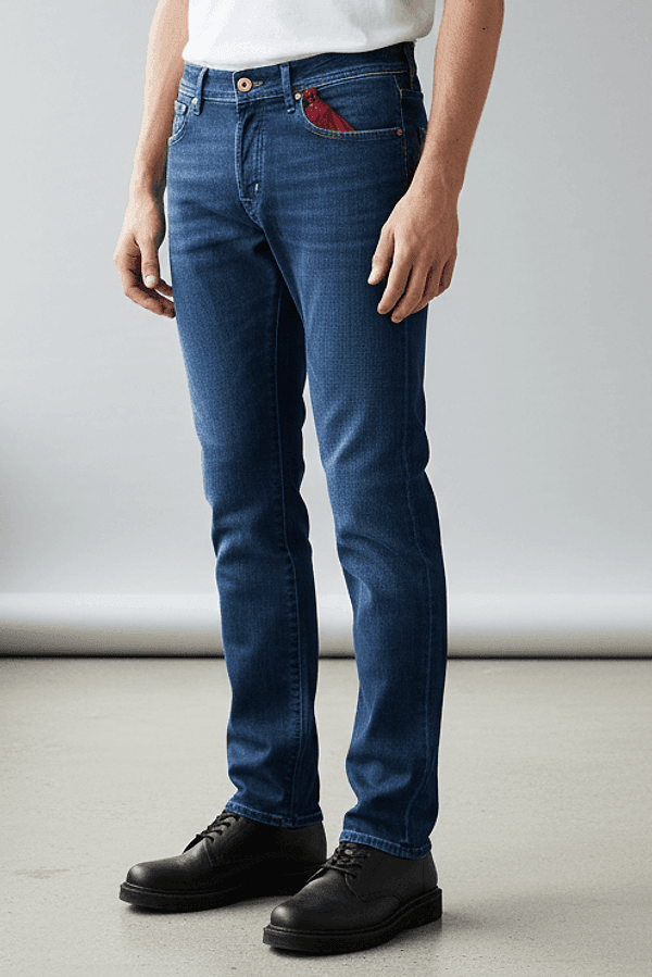 Jeans Uomo Jacob Cohen - J688 Comfort - 5 Tasche Denim Stretch Italiano Premium in Jeans Couture - Sestu, commercioVirtuoso.it
