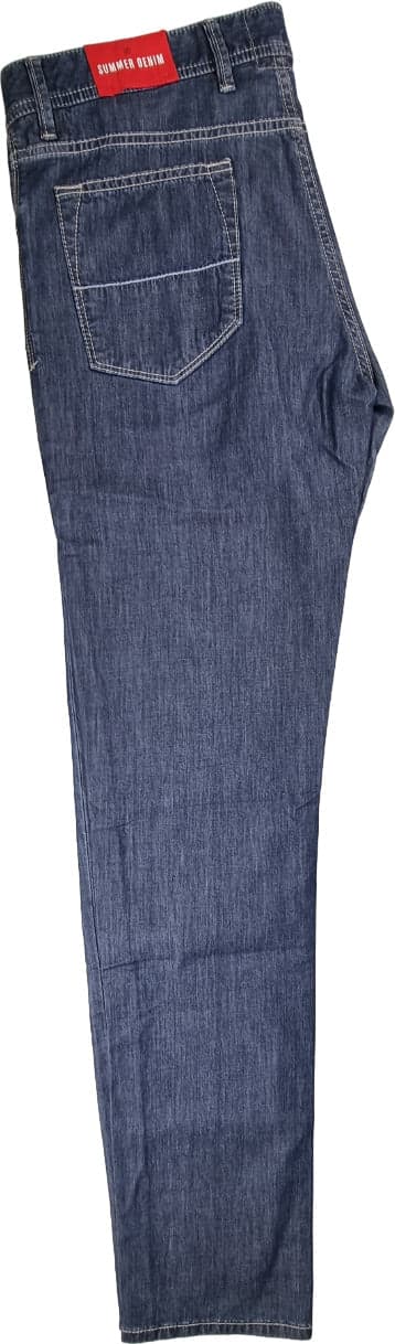 Jeans Uomo PT 05 Summer Denim - 5 Tasche Leggero Stretch Blu Grigio in Jeans Couture - Sestu, commercioVirtuoso.it